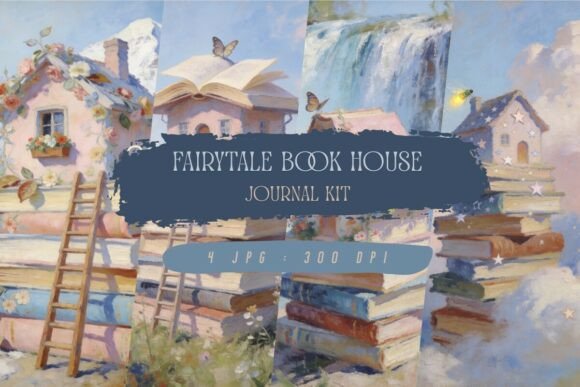 Download Fairytale Book House Journal Kit - Premium Resources