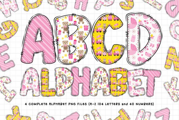 Download Birthday Baby Girl Alphabet Clipart - Baby girl Collection