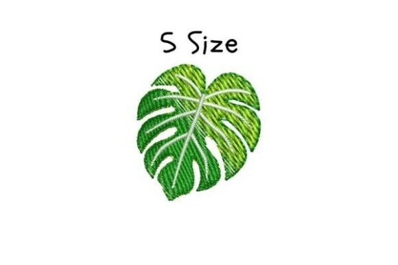 Download Monstera Embroidery Design - Monstera Collection