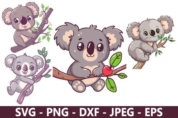 Download Cute Koala SVG Bundle - Premium Bundle