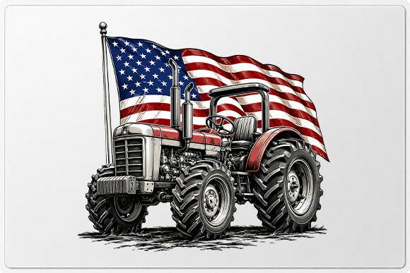 Download Patriotic Farm Tractor PNG - Farm tractor png Collection