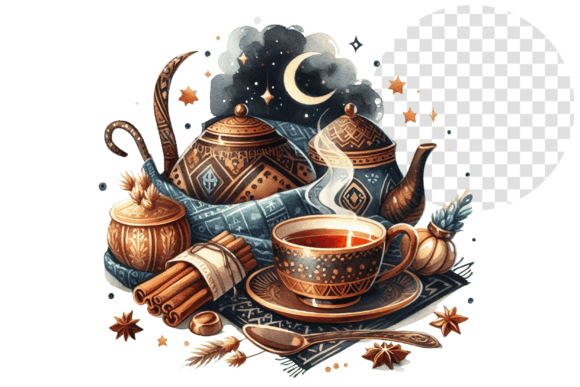 Download TeaJoy Eid Bliss Cozy Watercolor Cup - Cozy watercolor Collection