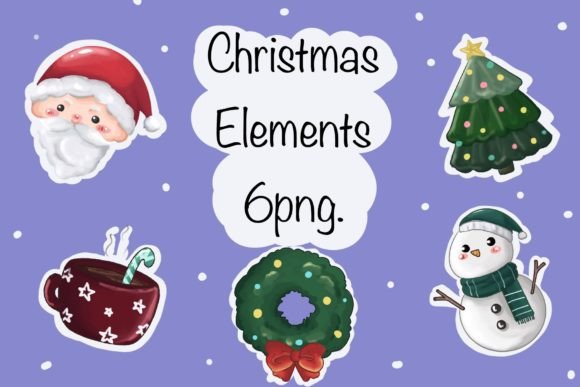 Download Cute Christmas Elements Png. - Christmas elements png Collection
