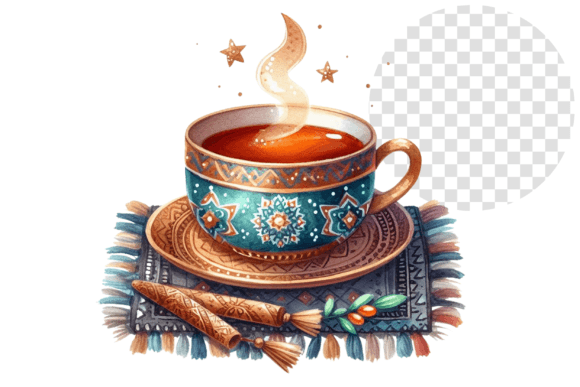 Download TeaJoy Eid Bliss Cozy Watercolor Cup - Cozy watercolor Collection