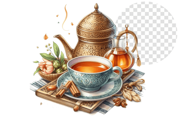 Download TeaJoy Eid Bliss Cozy Watercolor Cup - Cozy watercolor Collection