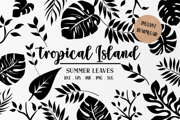 Download Tropical Leaves Svg | Monstera Leaf Svg - Monstera Collection