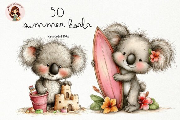 Download Summer Beach Koala PNG Clipart - Premium Resources