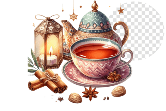 Download TeaJoy Eid Bliss Cozy Watercolor Cup - Cozy watercolor Collection