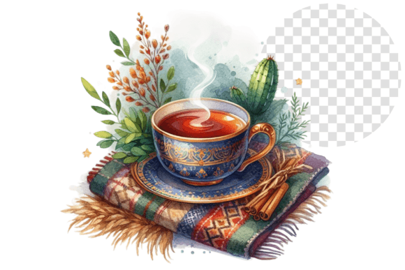 Download TeaJoy Eid Bliss Cozy Watercolor Cup - Cozy watercolor Collection