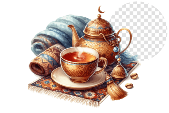 Download TeaJoy Eid Bliss Cozy Watercolor Cup - Cozy watercolor Collection