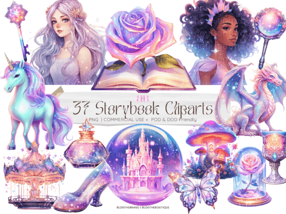 Download Magical Storybook Fairytale Clipart PNGs - Fairytale Collection