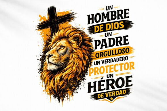 Download Spanish Lion Dad PNG Hombre De Dios Art - Lion Collection